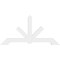 Ekena Millwork Vanguard Architectural Grade PVC Gable Bracket, 60"W x 30"H x 2"D x 4"F, 12/12 Pitch GBP060X30X0204VAN00 - alternate 5